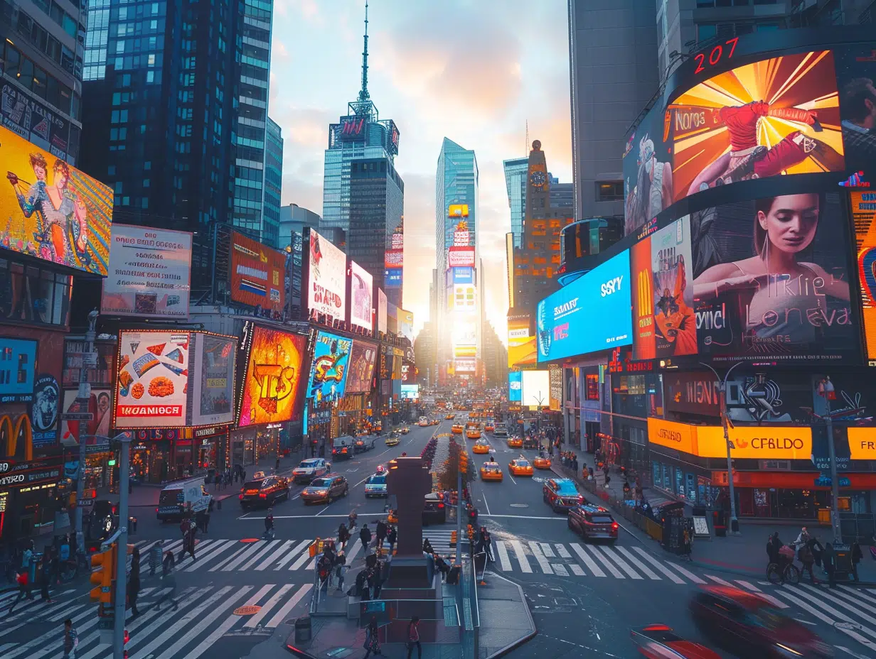 Emplacement stratégique des affiches publicitaires pour maximiser la visibilité