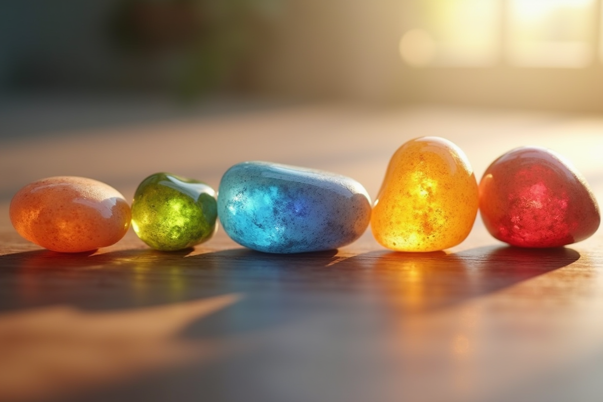 chakras colorés